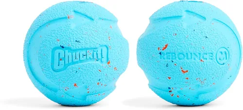 Chuckit! Pelota Rebounce para Perros – Pelotas de buscar rebotantes para perros de 20 a 60 libras – Hecha de goma duradera – Juguetes para mascotas