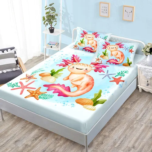 Miniatura 8 de HOSIMA Juego de ropa de cama, sábanas de microfibra de bolsillo profundo tamaño Queen de 61"×81" con 2 fundas de almohada, ropa de cama