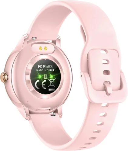 Miniatura 2 de EIGIIS Relojes inteligentes Android para mujer, 1.27 pulgadas, HD, esfera romana, relojes deportivos, rastreadores de actividad con monitor de sueño