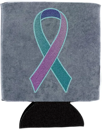 Miniatura 45 de Caroline's Treasures AN1203CC - Cinta amarilla para sarcoma, hueso o vejiga para concientización sobre el cáncer de lata o botella, enfriador