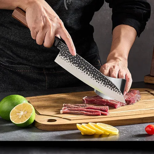 Miniatura 8 de Protector de dedos de acero inoxidable, protector de dedos para cortar alimentos, herramienta de corte de primera calidad, protectores de dedos