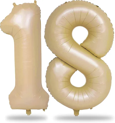 Miniatura 24 de Globos de oro rosa para cumpleaños número 16 para niñas, 40 pulgadas de gran tamaño, globos de lámina de mylar con el número 1 y 6, autoinflables