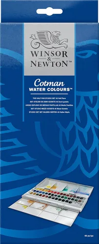 Miniatura 20 de Winsor & Newton 390639 - Cotman Field - Juego de 12 medias pastillas de acuarela