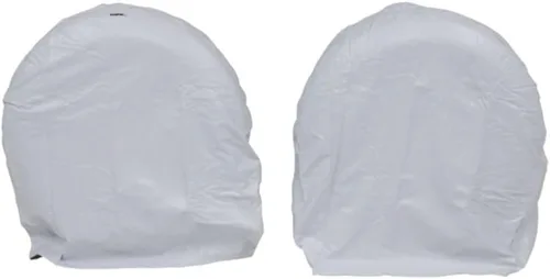 Miniatura 11 de Camco 45321 - Protector de vinilo para ruedas y neumáticos, paquete de 2 (24 a 26 pulgadas, blanco)