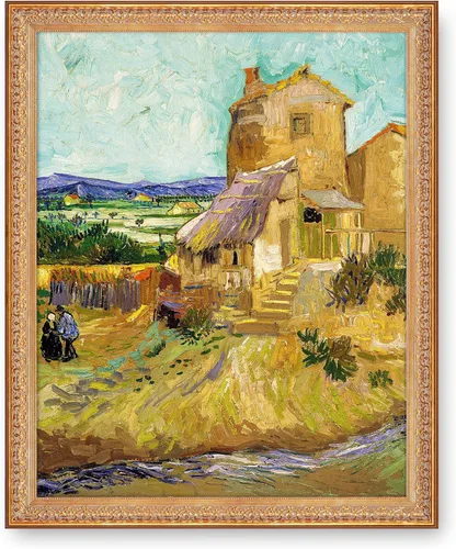 Miniatura 81 de A&T ARTWORK Noche estrellada sobre el Ródano de Vincent Van Gogh. Tamaño del marco: 36 x 30 pulgadas, tamaño de la imagen: 30 x 24 pulgadas