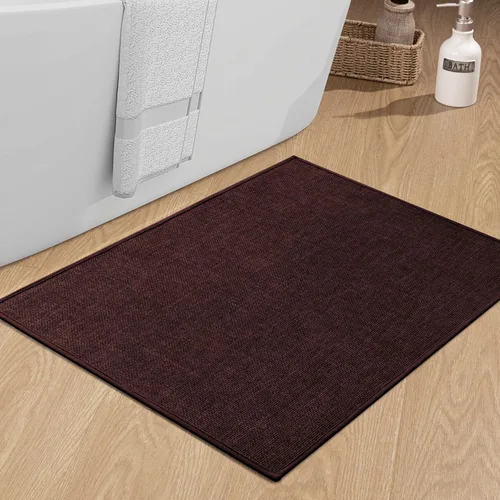 Miniatura 116 de chakme Alfombras de Baño 24x17, Alfombra de Baño Ultra Delgada Antideslizante Pequeña de Secado Rápido Absorbente para Piso de Baño