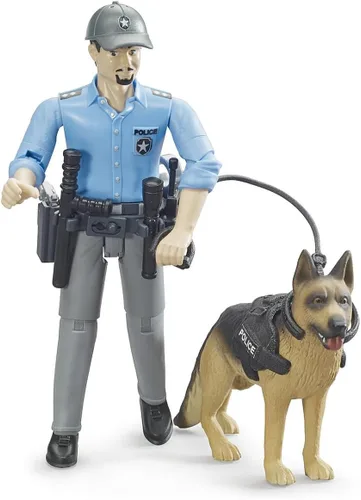 Bruder 62150 bworld Policía con perro