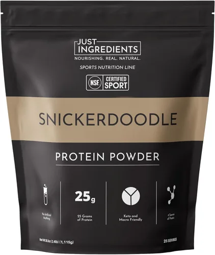Miniatura 31 de Proteína en polvo de chocolate – Mezcla de 30 porciones con suero de leche 100% alimentado con pasto y proteínas vegetales orgánicas – rico sabor a
