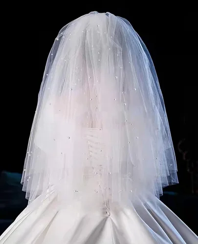 Miniatura 3 de Velo de Novia de Novia de Halloween con Peine Iglesia Funeral Velo Fiesta Cosplay Accesorio para el Día de los Muertos