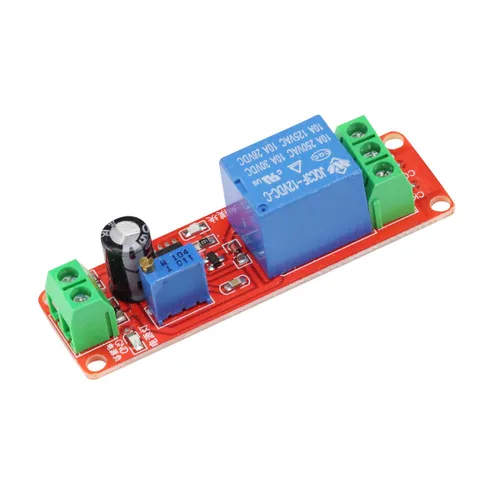 Miniatura 3 de 3 unids NE555 DC 12V 0-10 segundos temporizador de retardo ajustable relé interruptor módulo convertidor corriente constante para sistema de control