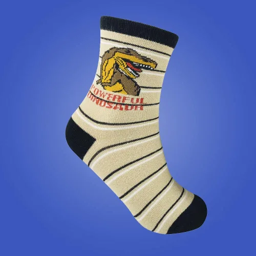 Miniatura 8 de Calcetines de dinosaurio para niños y niñas de 4 a 6 años y 7 a 10 años de edad 4 años de edad juego de regalo pequeño capitán