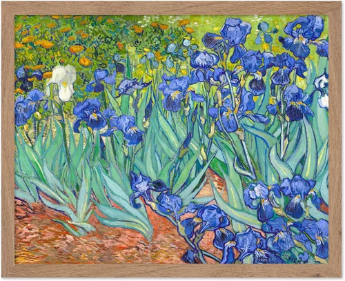 Miniatura 60 de Poster Master Póster clásico de Van Gogh, impresión impresionista vintage, regalo para artista, pintor, autorretrato, sombrero de paja, dibujo