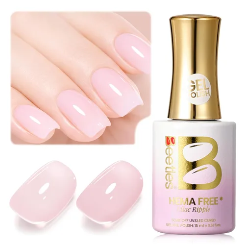 Miniatura 174 de Beetles - Esmalte de uñas de gel verde luminoso que brilla en la oscuridad, esmalte de uñas de gel que se absorbe con lámpara LED UV, arte de uñas