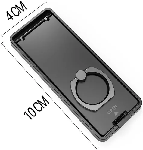 Miniatura 8 de Soporte ligero para anillo de tableta con agarre giratorio de 360°, soporte plegable delgado para tableta, soporte de un solo dedo anticaída