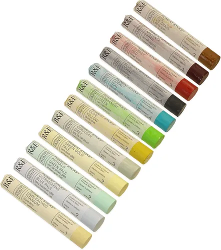 Miniatura 168 de Pinturas R&F Hechas a Mano - Palo de Pigmento al Óleo Profesional, Gris Neutro Medio, 188 ml