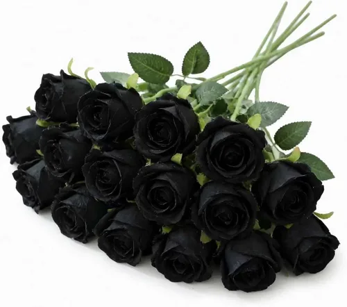 25Pcs Artificial Rose Flowers, Foam Fake Flowers with Stems, Real Looking, Gift Box, DIY Bouquets for Wedding Arrangements Party Home Decorations