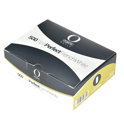 Uñas orgánicas TIPS PERFECTO FRANCÉS WHITECON 500PC