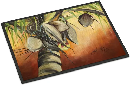 Miniatura 72 de Caroline's Treasures JMK1017JMAT - Tapete de caza de rana garza azul, 24 x 36 pulgadas, tapete para puerta delantera, interior y exterior