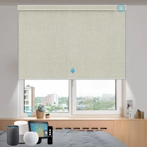Miniatura 41 de SmartWings Persianas motorizadas con control remoto para ventanas, persianas enrollables Matter 100% opacas, automáticas, eléctricas inteligentes