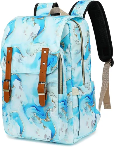 Miniatura 8 de Bee - Mochila para laptop para mujeres y niñas, mochila escolar universitaria de 15.6 pulgadas, mochila informal de viaje, tamaño grande
