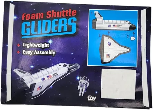 Miniatura 7 de Zugar Land Planeadores de espuma para transbordadores espaciales (5 pulgadas), juguetes voladores Cosmos para el espacio exterior. Avión Fun Jet