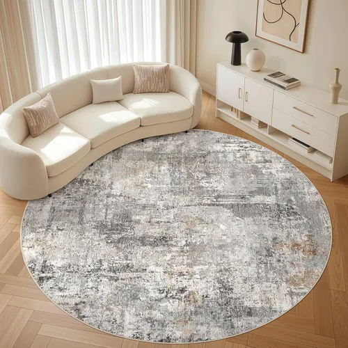 Miniatura 223 de Alfombra de pasillo lavable para cocina: 3 x 10 pies, antideslizante, abstracto, suave, moderno, resistente a las manchas, para interiores, piso