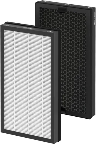 Miniatura 9 de Priestley Filtro de repuesto para purificador de aire, filtro de repuesto True HEPA con filtración de 3 etapas, elimina el 99.97% de humo, olor