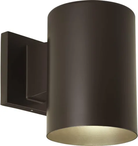Miniatura 3 de Cylinder Collection - Farol de pared moderno para exteriores, 5 pulgadas, color negro