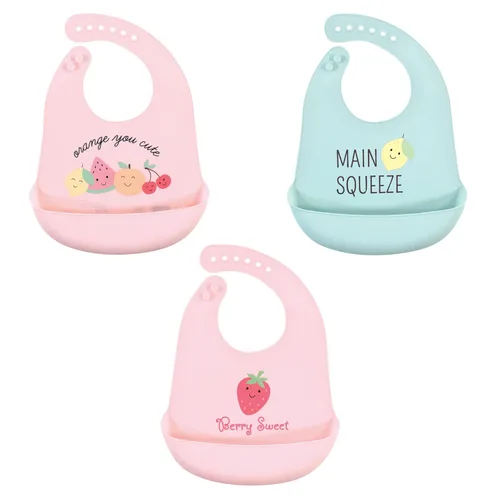 Miniatura 15 de Baberos Hudson Baby de silicona unisex para bebé Mariscos