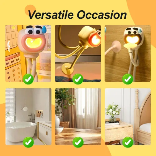 Miniatura 4 de Luz Nocturna de Forma Cambiable Graciosa, 2025 Luces Nocturnas DIY de Forma Divertida para Habitación de Adultos, Niños y Niñas, Luz Nocturna