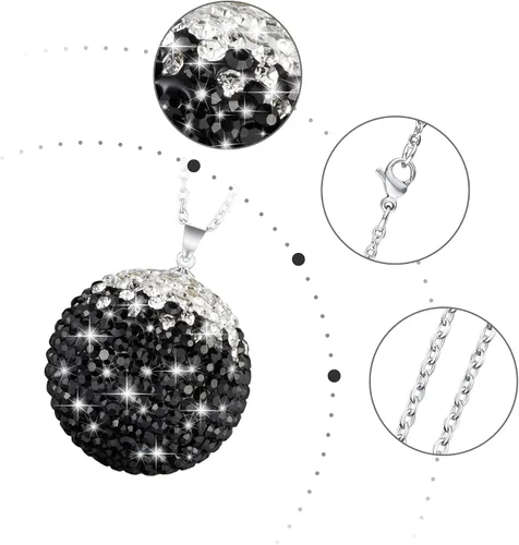 Miniatura 3 de WINKA Bola de cristal brillante para decoración del espejo retrovisor del automóvil, adorno colgante de diamantes de imitación para decoración