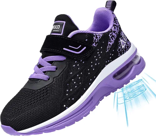 Miniatura 4 de PERSOUL Air Shoes - Zapatillas para niños y niñas, deportivas, para atletismo, gimnasio, correr