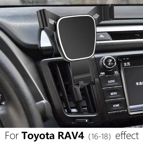 Miniatura 2 de Soporte para teléfono de coche para Toyota RAV4 2013-2018 Accesorios de automóvil, soporte de navegación, decoración interior, soporte para teléfono