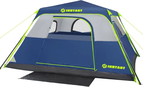 Miniatura 13 de 4/6/8/10 Person Instant Tent, Waterproof Pop Up Tents for Camping with Rainfly, 60 Seconds Easy Setup, Automatic Cabin Tent for Family Camping with