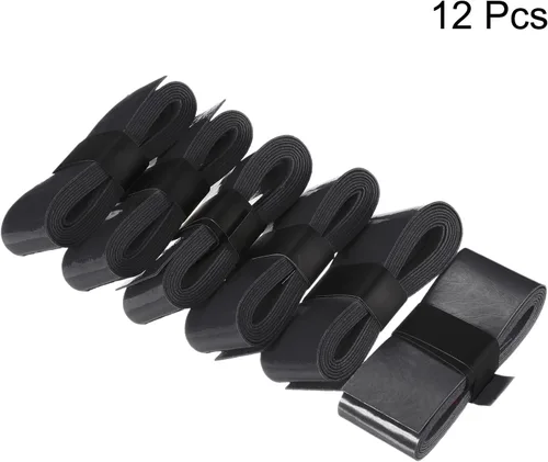 Miniatura 2 de PATIKIL Cintas de agarre para raqueta de tenis, poliuretano con agarre elástico, antideslizante, absorbe el sudor para caña de pescar de bádminton