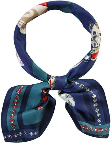 Miniatura 69 de Conjunto de bufanda de poliéster de gasa cuadrada de satén suave y grande para mujer, cuello de cabeza, multiuso, colores sólidos disponibles