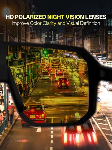 Miniatura 5 de SCVCN Night Vision Driving Glasses Anti Glare Polarized Yellow Lens Women Men Goggles Sport Sunglass Bicycle MTB