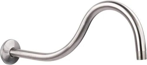 Miniatura 11 de JS Jackson Supplies, brazo de extensión de cabezal de ducha de 16 pulgadas de longitud montada, tubo extensor largo de arco alto, ideal para cabezal
