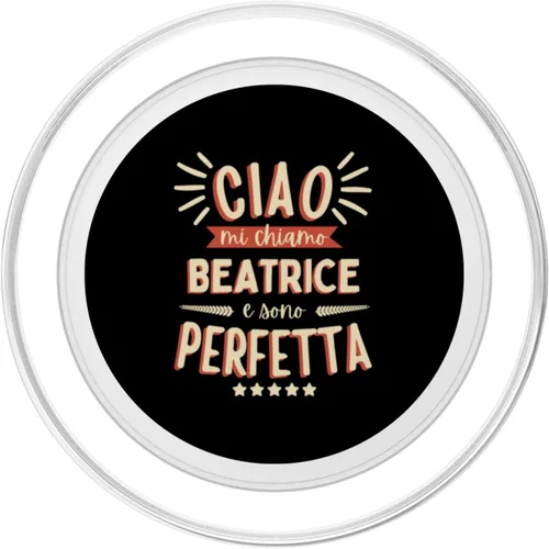 Miniatura 2 de Beatrice Idea Regalo Personalizzata Amica Nome Divertente PopSockets MagSafe PopGrip for iPhone