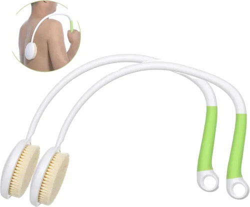 Miniatura 10 de Fanwer Aplicador de loción 3 en 1 para espalda, para personas mayores y para la espalda, cepillo de baño para ducha para hombres y mujeres con mango