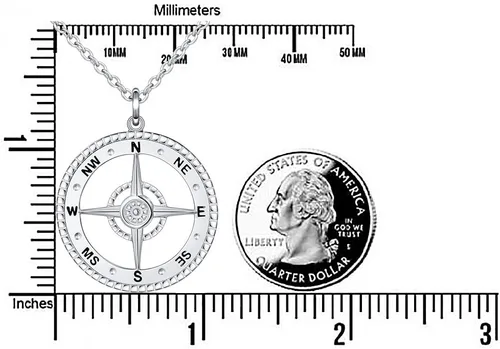 Miniatura 6 de Alphm Collar con colgante vikingo de plata esterlina S925 para hombres y mujeres, joyería de viaje para graduación, amistad, talismán, joyería