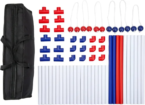 Miniatura 4 de Amazon Basics - Juego de lanzamiento de escalera, rojo/azul