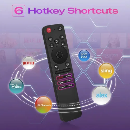 Miniatura 4 de para LG TV Remote Smart TV LG (modelos 2019-2025) Control de voz y función de puntero Compatible con televisores y modelos Arándano
