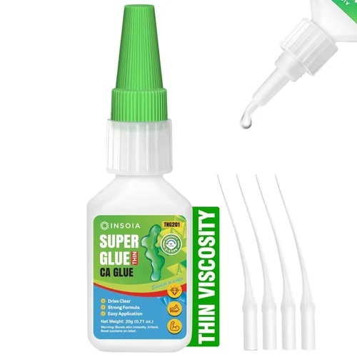 Miniatura 23 de Pegamento para vidrio, 0.71 onzas (0.71 oz), pegamento transparente para reparación de vidrio, adhesivo de vidrio de fijación rápida, resistente
