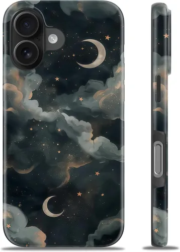 Miniatura 107 de Goodon para iPhone 17 Pro, Funda Estética de Gato Negro y Niña Naranja, Compatible con Magsafe, Funda Protectora Retro Única y Moderna de Silicona