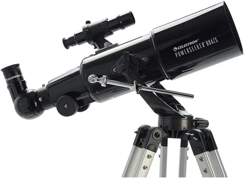 Miniatura 2 de Celestron - Telescopio PowerSeeker 80AZS - Telescopio manual Alt-Azimuth para principiantes - Compacto y portátil - Paquete de software
