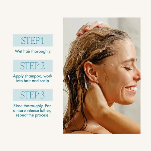 Miniatura 6 de Enjoy Champú terapéutico voluminizador, limpiador estimulante y espesante del cuero cabelludo para cabello fino o adelgazante, menta, árbol de té