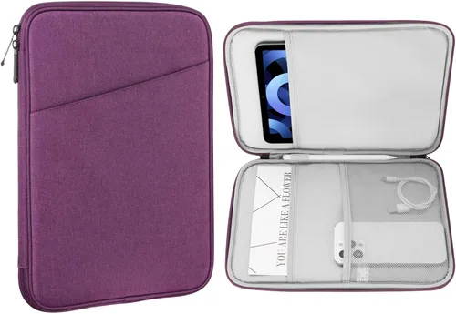 Miniatura 23 de MoKo Funda para tablet de 9 a 11 pulgadas, compatible con iPad Air M4/Pro M5 de 11 pulgadas, iPad A16 de 11 pulgadas, i-Pad 10/9/8/7th/Air 5/4th