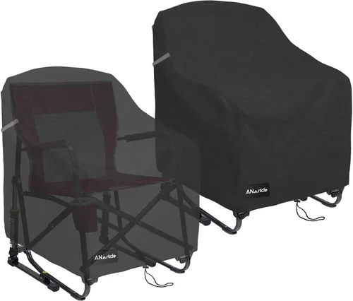 Miniatura 16 de ANartcle Fundas para Sillas de Patio, 600D Impermeables de Servicio Pesado para Muebles de Jardín y Patio al Aire Libre, Fundas para Sillas