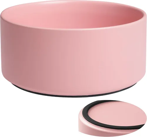 Miniatura 8 de Cuencos Grandes para Perros, Cuenco Antideslizante de Cerámica Pesada para Comida y Agua de Perros con Base de Silicona, Cuenco de Alimentación